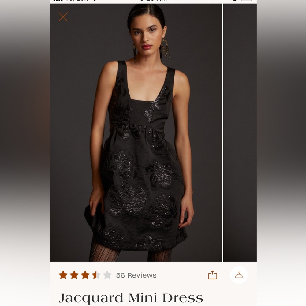 Anthropologie Maeve Jacquard Mini Dress
